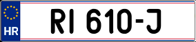 Truck License Plate